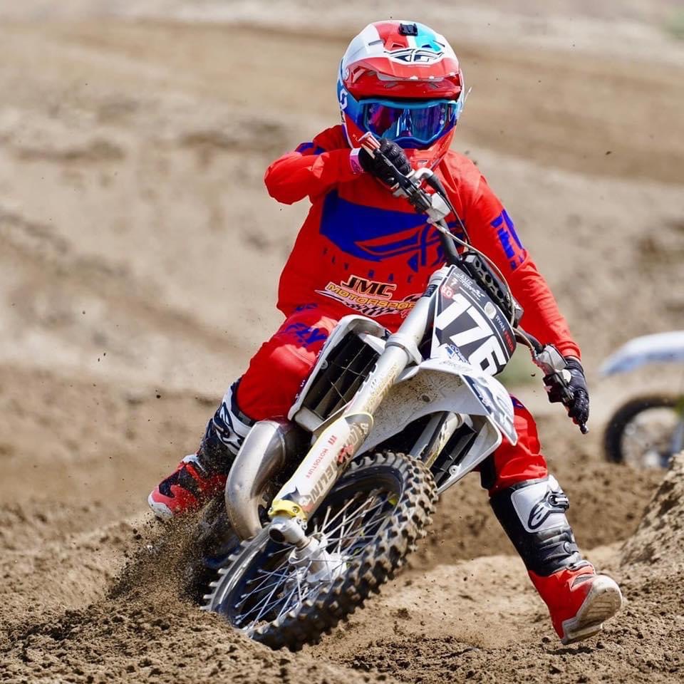 Young Man Wearing a Helmet